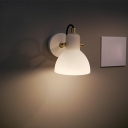 Modern Style LED Wall Sconce Minimalism Style Glass Wall Light for Bedside