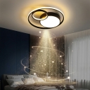 Modern Creative Metal Geometric Ceiling Light for Bedroom Hall and Kitchen