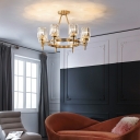 Design American Style Chandelier 8 Head Vintage Ceiling Chandelier for Bar Bedroom Dining Room Hotel Room
