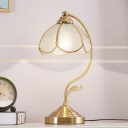 Ultra-Modern Night Table Lamps 1 Light Glass Nights and Lamp for Bedroom
