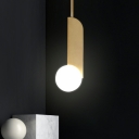 Contemporary Hanging Ceiling Lights Glass Material Hanging Pendant Lights for Bedroom
