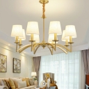 Designer Style Chandelier 8 Head Vintage Ceiling Chandelier for Bedroom Living Room