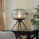 Ultra-Modern Night Table Lamps 1 Light Glass Material Nights and Lamp for Bedroom