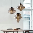 Modern Style LED Pendant Light 3 Lights Nordic Style Glass Hanging Light for Dinning Room