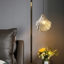 Contemporary Hanging Pendant Lights Glass Hanging Lamp Kit for Bedroom Dining Room