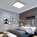 Contemporary Flush Mount Light Fixtures Metal Led Flush Ceiling Lights