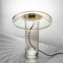 Contemporary Table Light Glass Nights and Lamp Warm Light for Bedroom Living Room