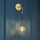 Creative Crystal Warm Wall Lamp for Corridor Hallway and Bedroom Bedside