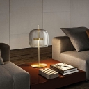 Modern Nights and Lamp 1 Light Glass Material Table Light for Living Room Bedroom