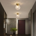 Modern Minimalist Crystal Ceiling Light for Hallway Corridor and Bedroom