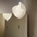 Modern Style LED Pendant Light Nordic Style Fabric Hanging Light for Dinning Room
