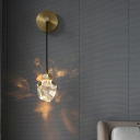 Creative Crystal Warm Decorative Wall Sconce for Corridor Hallway and Bedroom Bedside
