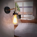 Modern Style LED Wall Sconce Nordic Style Glass Metal Vanity Light for Dressing Table