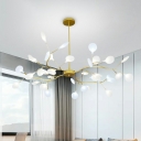 36 Lights Modern Firefly Hanging Chandelier Sputnik Living Room Chandelier Pendant Light