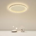 Contemporary Flush Mount Light Fixtures Metal and Acrylic Led Flush Ceiling Lights