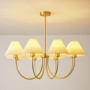 Designer Style Chandelier 8 Light Ceiling Chandelier for Bedroom Dining Room Cafe