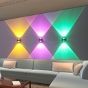 Creative Decorative Ambient Wall Sconce RGB Colored Light for Hotel KTV and Bar
