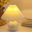 1-Light Nights and Lamp Modern Style Umbrella Shape Fabric Table Light