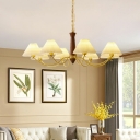 Traditional Chandelier Lighting Fixtures Vintage 8 Lights Living Room Ceiling Chandelier