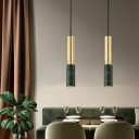 Modern Simple Drop Pendant Cement Material Hanging Light Fixtures for Bedroom Living Room