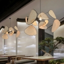 Asia 1 Light Woven Shade Living Room Hanging Light Fixture Modern Creative Drop Pendant