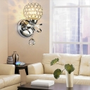 Nordic Creative Crystal Decorative Wall Sconce Light for Hallway Corridor and Bedroom