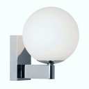 Chrome Wall Mounted Light Fixture 1 Light Modern Simplicity Sconce Lights for Living Room