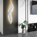 Modern Creative Leaf Shape Wall Sconce for Sofa Background Wall and Bedroom