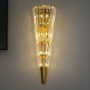 Creative Crystal Warm Wall Lamp for Corridor Bedroom Bedside and Television Sofa Background Wall