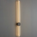 Modern Style LED Wall Sconce Light Nordic Style Metal Acrylic Third Gear Wall Light for Bedside Aisle