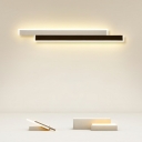 2 Lights Strip Shade Wall Sconce Modern Style Acrylic Wall Sconce Lighting for Living Room