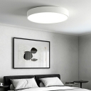 1 Light Round Shade Flush Light Modern Style Acrylic Led Flush Light for Living Room