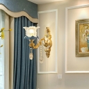 Postmodern Wall Mounted Lights Crystal Wall Sconce Lighting for Living Room Bedroom