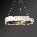 Contemporary Ring Chandelier Light Fixture Metal Pendant Chandelier Light