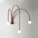 Nordic Style LED Wall Sconce Light Modern Style Metal Wall Light for Bedside
