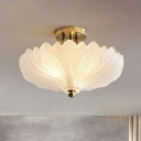 Creative Glass Colonial Style Ceiling Light Fixture for Corridor Hallway and Bedroom