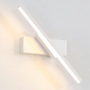 Modern Style LED Wall Sconce Light Minimalism Style Metal Acrylic Wall Light for Bathroom Bedside