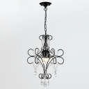 European Style Hanging Lights 3 Light Chandelier for Hotel Lobby Dining Room