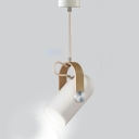 1 Light Metal Down Mini Pendant Modern Simplicity Hanging Pendant Light for Living Room