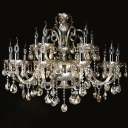 European Style Chandelier 15 Head Candle Shape Ceiling Chandelier for Living Room