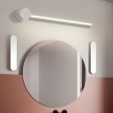 Nordic Linear Vanity Light Fixtures Metal and Aluminum Led Vanity Light Strip