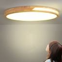 Ultra-Modern Ceiling Mounted Fixture 1 Light Flush Ceiling Light for Bedroom