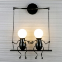 Wall Mounted Light Fixture Metal Modern Wall Lamp Shade for Childern Room