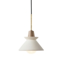 White Cone Ceiling Pendant Lamp Modern Minimalist Pendant Lighting Fixtures for Living Room