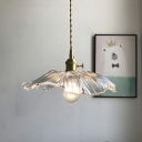 Ultra-Modern Hanging Pendant Lights Glass Shade Hanging Lamp Kit for Bedroom Living Room