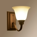 Postmodern Style Retro Wall Sconce Light Nordic Style Glass Wall Light for Aisle