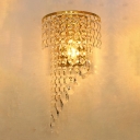 Crystal Modern Wall Sconces Lighting Fixtures Creative Elegant Wall Mounted Lamps for Dinning Room