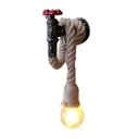 Industrial 1 Light Pipe Wall Mounted Light Fixture Vintage Wall Sconce Lamps for Outdoor