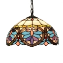 Pendant Light Kit Semicircular Shade Modern Style Glass Ceiling Pendant Light for Living Room