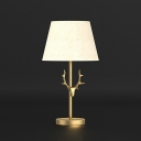 Metal Drum Nights and Lamp 1 Light Modern Minimalism Nightstand Lamp for Dinning Room